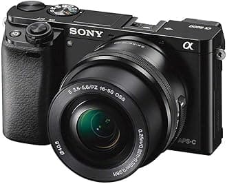 Sony Alpha a6000 Mirrorless Camera with 16-50mm Lens Black Starter Kit