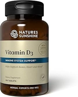 Nature's Sunshine Vitamin D3 180 Tablets