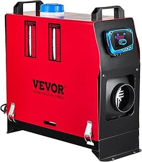 VEVOR 8KW Diesel Air Heater Muffler Diesel Heater 12V 8000W Diesel Parking Heater Remote Control Remote Control with LCD Switch for Car Bus Trucks Motor-Home and Boats