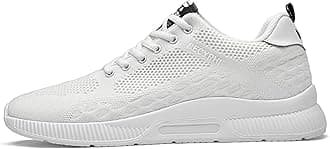 Recyphi Men's Invisible Height Increasing Elevator Shoes Lightweight Sport Shoes Height-Boosting Fashion Sneakers 2.4'' Taller
