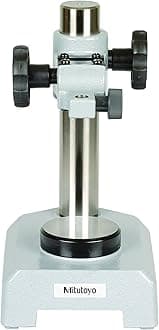 Mitutoyo 7002-10 Dial Gage Stand, 3/8"/8 mm Dia Stem Hole, with Flat Anvil