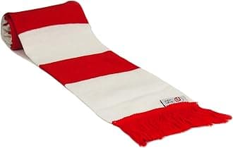 Retro Football Bar Scarf United Colours Red White Black