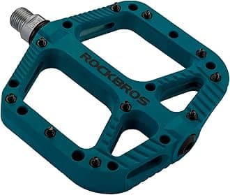 ROCKBROS Mountain Bike Pedals Nylon Composite Bearing 9/16" MTB Bicycle Pedals with Wide Flat Platform
