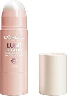 L'Oreal Paris True Match Lumi Le Glow Highlighter Stick, Luminous, Satin, Glowy Highlighter for Face and Body, 630 Crème Chic, 0.25 Oz