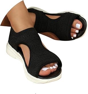 Orthopedic Sandals Women Arch Support Sandals for Women Casual Summer ​Soft & Comfortable Sandals Washable Slingback Orthopedic Slide Sport Sandals Mesh Upper Breathable Sandals Adjustable