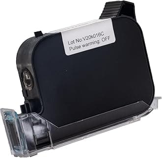 Original 42ml Quick-Dry Ink Cartridge for Handheld Inkjet Printer Coding Machine (Black) - Portable Replacement