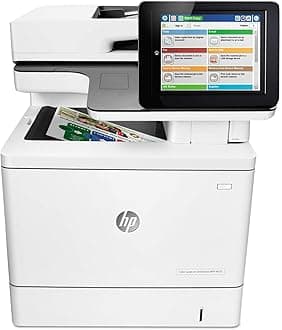 HP Color LaserJet Enterprise Flow MFP M577c | Streamline Complicated Workflows | Fast Scan Speeds | Built-in OCR Software (B5L54A)