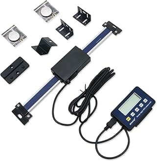 Digital LCD Linear 0-150mm/0-6inch Accurate Digital Readout Lathe Scale for Milling Machines