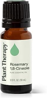Rosemary Essential Oil for Hair Growth, 100% Pure, Undiluted, Natural Aromatherapy for Diffuser & Rosemary Oil for Hair & Scalp, Therapeutic Grade 10 mL (1/3 oz)