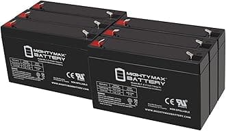 Mighty Max Battery6V 7Ah SLA Replacement Battery for Long Way LW-3FM7.6-6 Pack