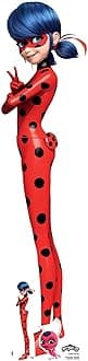 Star Cutouts SC4041 Ladybug - Miraculous: Tales of Ladybug & Cat Noir Cardboard Cut Out Height 136cm
