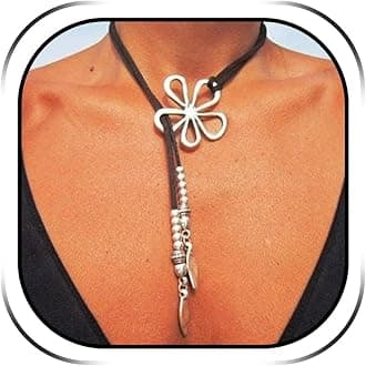 Roe Dolph Boho Choker Necklaces for Women Country Concert Outfits Accessories Brown Suede Choker Necklace Trendy Layered Leather Cord Necklace Western Turquoise Necklace Boho Western Jewelry Outfits