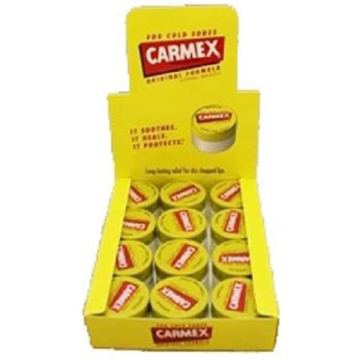Carmex, Moisturizing Lip Balm - Jar, 0.25-oz, Count 12 - Lip Balm