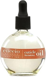 Cuccio Naturale Vanilla Bean & Sugar Revitalizing Cuticle Oil, Lightweight Fast-Absorbing Hydrating Nail & Cuticle Conditioner, Cold-Pressed Oils + Vitamin E, 2.30 Fl Oz