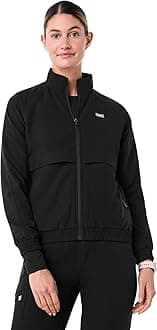 Sydney Scrub Jacket for Women — 5 Pockets, Classic Fit, Mesh Lining, 4-Way Stretch Women’s Scrub Jacket