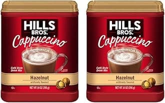 Hills Bros. Flavor Coffee (Hazelnut, 14 Ounce (Pack of 2)