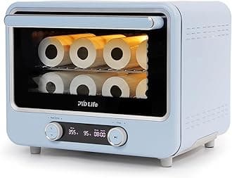 PYD Life - Sublimation Oven Machine (40L 120V 1700W Light Blue Color Convection Oven for Sublimation Blank Tumblers Mugs Water Bottles Bulk Printing Mugs