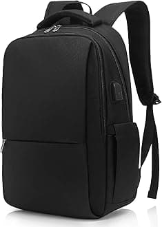 Besttravel Laptop Backpack, Business Travel Backpack with Charging Port, Water Resistant Laptop Rucksack, Anti-Theft Backpack for Men Women, Fits 15.6-inch Laptop School Bag
