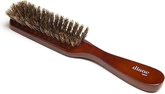 Premium 100% Boar Bristle Styling Brush for Men and Barbers – Medium Bristles for Thick Coarse Hair – Use for Detangling, Smoothing, Wave Styles, Soft on Scalp, Restore Shine and Texture