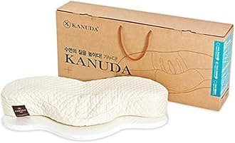 Kanuda CV4 Orthopedic C-Shaped Cervical Back Neck line Support Pillow Designed to induce The Proper Arrangement of The Spine A Memory Foam Pillow with A Height Adjustable Pad
