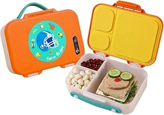 rabitat Munchbee Bento Lunch Box | 1+1 Year Brand Warranty | Tiffin Box for School | Lunch Box for Kids Boys & Girls | BPA Free, Leakproof & Durable Bento Design | 440g | Mad Eye