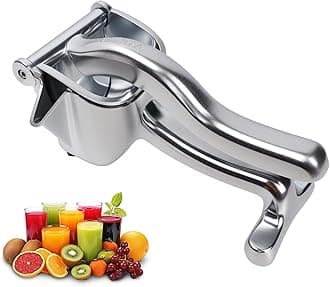 Lemon Squeezer Heavy Duty Juicer Hand Press Premium Quality Lemon Squeezer Manual Citrus Press Juice Extractor Lemon Lime Juicer Handheld Orange Juice Squeezer Fruit Juicer-Silver