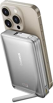 BaseusBaseus Qi2 Certified 15W for Magsafe Battery Pack, Nomos P2 45W Fast Charging Portable Phone Charger 10,000mAh Power Bank with USB-C Cable & Smart Display for iPhone 16/15/14/13/12 Series