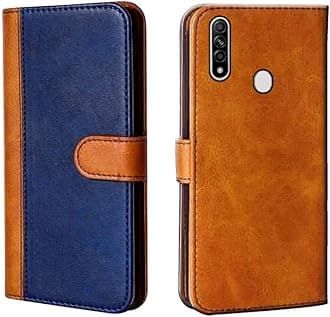 Inktree® Oppo A31 Flip Case | Premium Leather Finish | with Card Pockets | Wallet Stand |Complete Protection Flip Cover for Oppo A31