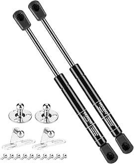 7 inch 18lb/80N Gas Struts for Sentry Safe Replacement Parts, 7" Shock Spring Lift Support for Cabinet Door Lightweight Lid Toolbox Toybox Storage Deck Boat Hatch, Set of 2 by HUOPO