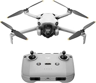 Mini 4 Pro (DJI RC-N2), Folding Mini-Drone 4K HDR Video Camera, Under 249g, 34 Mins Flight Time, 20km Transmission Distance, MOIAT Certified, UAE Version, Official Warranty Support