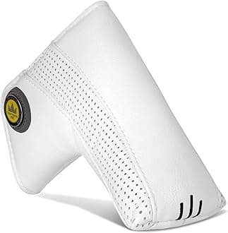 Craftsman Golf Skull Skeleton White Golf Club Head Cover Headcover for Driver Woods and Hybrids and Blade Putter Cover