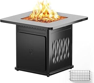EAST OAK 2023 Gas Fire Table 32'' 50000BTU Black