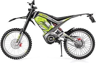 72v8000W35AH Electric Dirt Bike, Off-Road Motorcycle with Disc Brakes,Top Speed 80km/h,Middle Motor