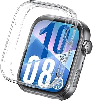 Protective Case for Huawei Watch FIT 4, Case with Screen Protector, HD Protection, Silicone Screen Protector Case – Transparent