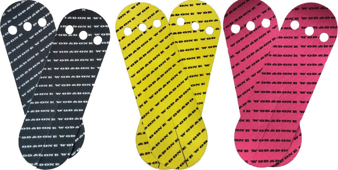 WOD&DONE Custom Hand Protection Athletic Tape Grips for Pullups, Functional Fitness, Gymnastics