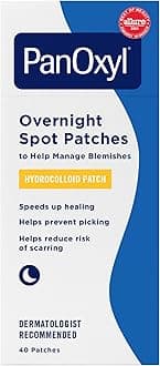 PM Overnight Spot Patches, Advanced Hydrocolloid Healing Technology, Fragrance Free, 40 Count Pack of 1