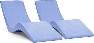 - Aqua Outdoors - in-Pool Chaise Lounger - Pool & Sun Shelf Lounge Chair - Designed for Water Depths Up to 9” - Compatible with All Types - Poolside & Sun Deck Tanning - Set of 2 - Coral Reef