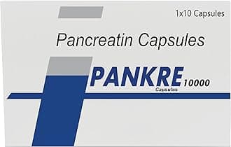 - Pankre 10000 Capsules | Pancreatin Enzyme Formula | Pack of 10 Capsules
