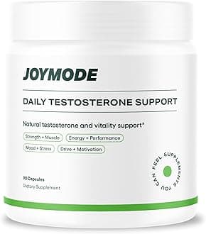JOYMODE Testosterone Support Complex (180ct) - Natural Supplement for Men w/Ashwagandha, DIM, Magnesium, Zinc & Boron - Pack of 2