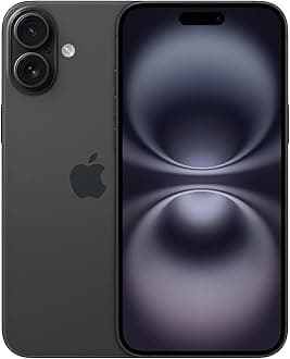 - iPhone 16 Plus 128 GB: 5G Mobile Phone with Camera Control, A18 Chip and a Big Boost in Battery Life. Works with AirPods; Black