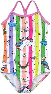 Girls One Pieces Swimsuit Cute Swimwear Bathing Suits 2-12 Years