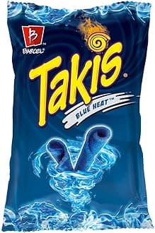 Takis Blue Heat 4oz Hot Chili Pepper Tortilla Chips 1 Boz ( 20 count )