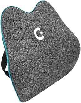 Cubii Cushii V2 Back Support Cushion for Lower Pain Relief Universal Fit for Desk, Office, Kitchen Chairs, Couch Cushions with Advanced Back Lumbar Support