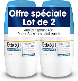 Anti-Perspirant Deodorant 48H Roll-on 2 x 50ml by Etiaxil