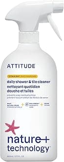 Shower & Tile Cleaner Spray, EWG Verified, Bathroom Cleaner Removes Soap Scum & Grime, Plant-Based & Vegan, Citrus Zest Scent, 27.1 Fl Oz