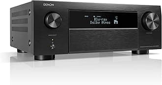 Denon AVR-X4800H 9.4-Ch Receiver (2022 Model) - 8K UHD Home Theater AVR (125W X 9) Built-in Bluetooth, Wi-Fi & HEOS Multi-Room Streaming, Dolby Atmos, DTS:X Pro, IMAX Enhanced & Auro 3D