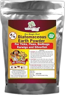 Diatomaceous Earth Powder | 100% Organic Pest Control for Home Garden | Bed Bugs, Cockroach Killer & Ant Repellent for Home | Flea Control for Dogs & Other Pet Animals (900)
