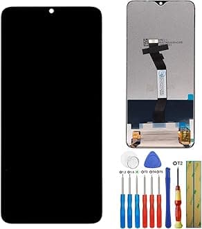 LCD Screen Compatible with Xiaomi Redmi Note 8 Pro M1906G7I, M1906G7G 6.53" LCD Touch Screen Display Assembly with Tools(Black)