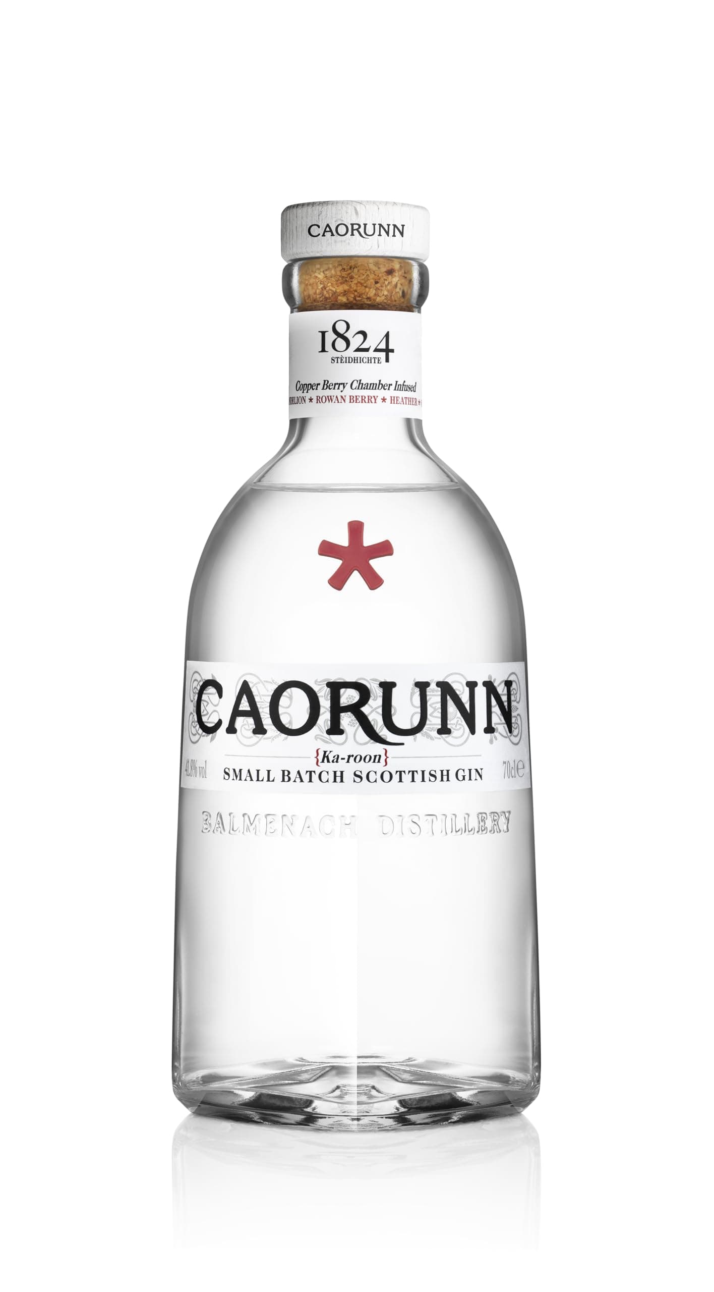 Caorunn Scottish Gin, 70cl, Small Batch, Handcrafted Premium Dry Gin, 41.8% ABV, Infused with 5 Celtic Botanicals, Distilled & Bottled at Balmenach Distillery
