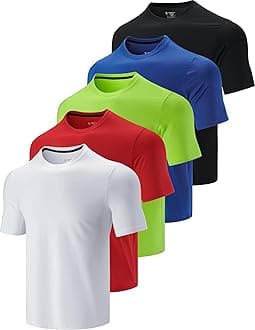 Liberty Imports Men's T-Shirts Athlétiques À Manches Courtes Et Col Rond T-Shirt